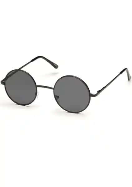 Belletti Belletti BL1968 Unisex Siyah Yuvarlak Güneş Gözlüğü Şık ve Koruyucu Tasarım