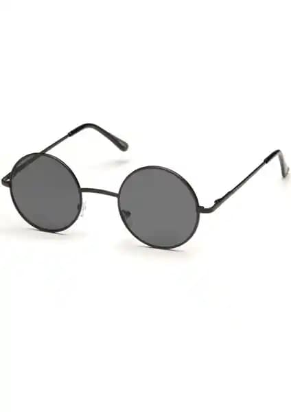 Belletti Belletti BL1968 Unisex Siyah Yuvarlak Güneş Gözlüğü Şık ve Koruyucu Tasarım