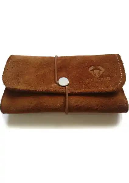 Bouscrab Süet Deri Tütün Kesesi: Şık ve Pratik Tütün Saklama Çözümü