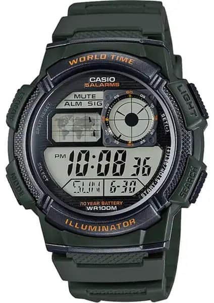Casio AE-1000W-3AVDF Erkek Dijital Spor ve Günlük Kullanım Saati