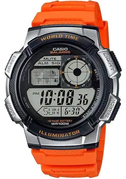 Casio AE-1000W-4BVDF Erkek Spor ve Günlük Kullanım Dijital Saat Özellikleri