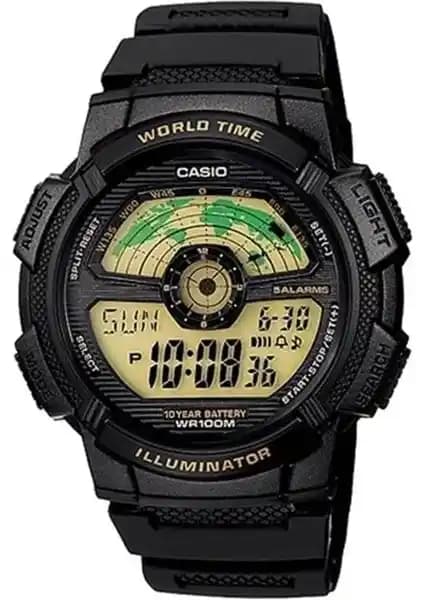 Casio AE-1100W-1BVDF Erkek Kol Saati: Şık ve Fonksiyonel Günlük Kullanım Modeli