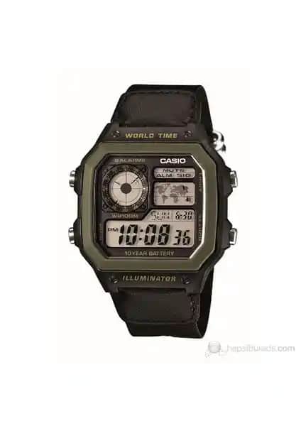 Casio AE-1200WHB-1BVDF Dijital Erkek Saatleri: Dayanıklı ve Çok Fonksiyonlu Modeller