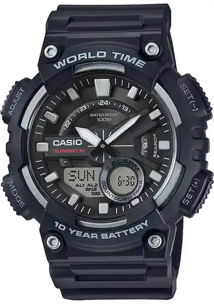 Casio AEQ-110W-1A2VDF Erkek Dijital Analog Spor ve Şık Kol Saati Üst Düzey Performans