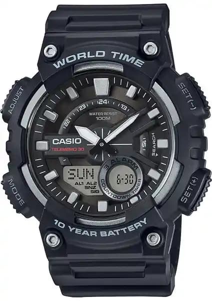 Casio AEQ-110W-1A2VDF Erkek Dijital Analog Spor ve Şık Kol Saati Üst Düzey Performans