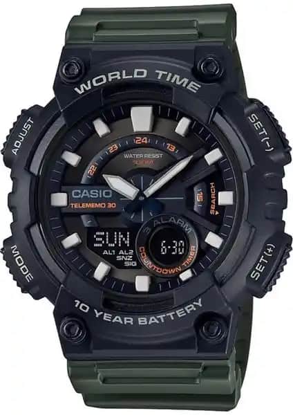 Casio AEQ-110W-3AVDF Erkek Dijital Saat: Şıklık ve Fonksiyonellik Bir Arada