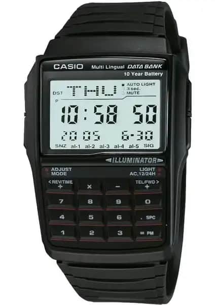 Casio Data Bank Retro DBC-32-1ADF Unisex Kol Saati: Şık ve Dayanıklı Çok Fonksiyonlu Saat Özellikleri
