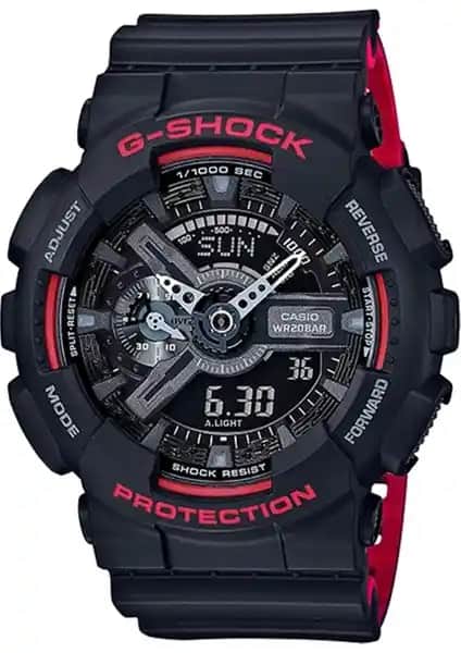 Casio G-Shock GA-110HR-1ADR Unisex Spor ve Dayanıklı Kol Saati Özellikleri ve Kullanım Avantajları