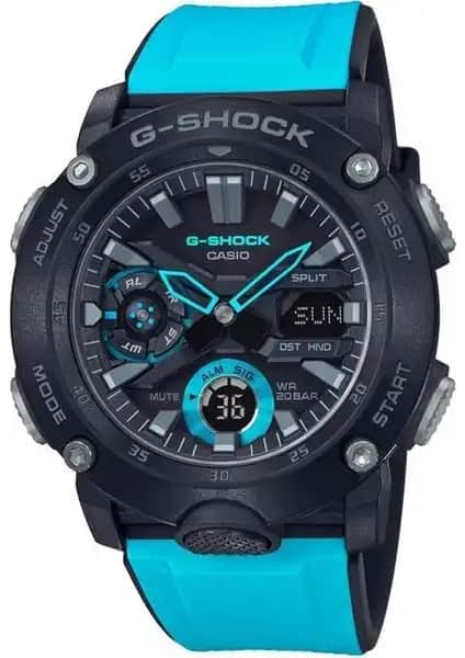 Casio GA-2000-1A2DR Erkek Spor ve Şık Kol Saati Günlük Kullanım İçin Uygun