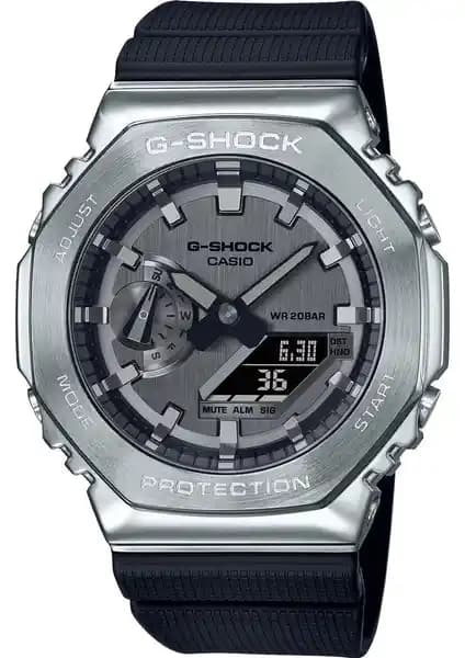 Casio GM-2100-1ADR Erkekler İçin Şık ve Fonksiyonel Günlük Kullanım Saati