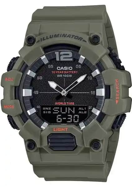 Casio HDC-700-3A2VDF Erkek Spor ve Günlük Kullanım İçin Çok Fonksiyonlu Şık Saat