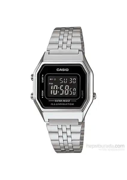Casio LA680WA-1BDF Kadın ve Unisex Zarif ve Fonksiyonel Dijital Kol Saati