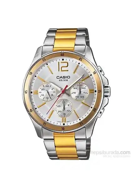 Casio MTP-1374D-1AVDF Erkekler İçin Şık ve Dayanıklı Fonksiyonel Kol Saati