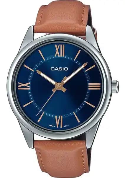 Casio MTP-V005L-2B5UDF Erkek Şık ve Dayanıklı Klasik Analog Kol Saati