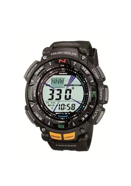 Casio Pro Trek PRG-240-1DR Erkek Çok Fonksiyonlu Su Geçirmez Outdoor Saati