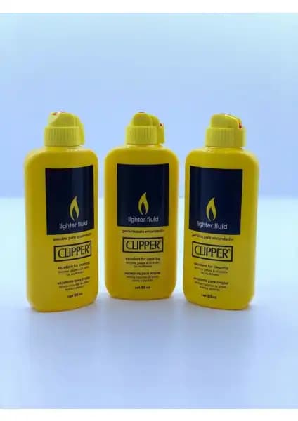 CLİPPER 3'lü Çakmak Benzini 80 ml: Güvenilir ve Uygun Fiyatlı Yakıt Seçeneği