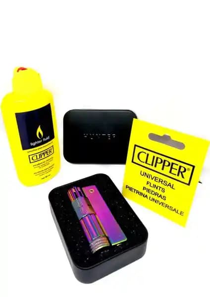 CLİPPER Benzinli Metal Muhtar Çakmağı: Dayanıklı ve Pratik Kullanım Sunan Güçlü Çakmak