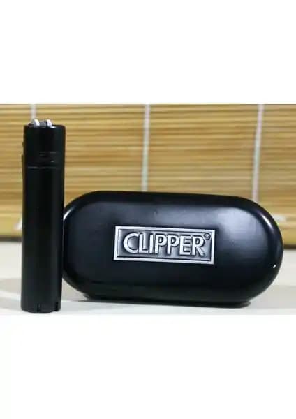 CLİPPER Metal Siyah Mat Çakmak: Şık Tasarım ve Güvenilir Performans