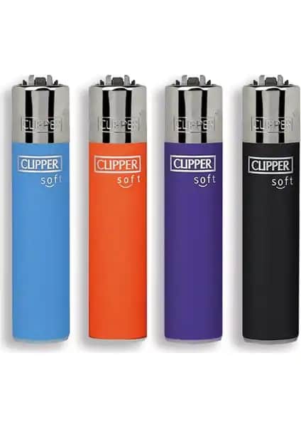 Clipper Micro Soft Taşlı Doldurulabilir Çakmak 4'lü Seti Yüksek Kalite ve Şıklık Sunar