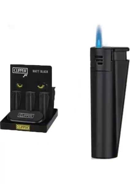 CLİPPER Siyah Manyetolu Turbo Çakmak Modern Tasarım ve Dayanıklılık Sunar