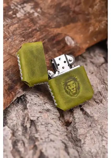 El Yapımı Hakiki Deri Kılıflı Zippo Çakmak: Doğal ve Şık Tasarım Detaylarıyla
