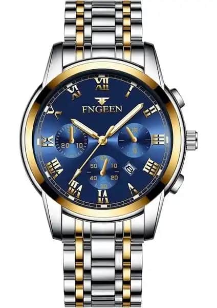 Fngeen 4006 Erkek Su Geçirmez Kuvars Saat: Şıklık ve Fonksiyonellik Bir Arada