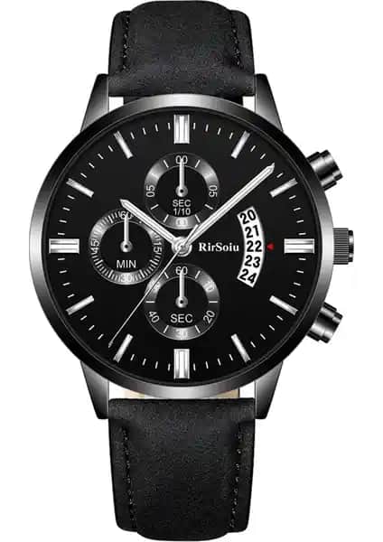 Foyou RS0053 Erkek Moda Lüks Deri Kayışlı Şık ve Fonksiyonel Saat Özellikleri