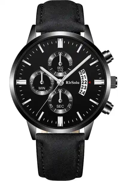 Foyou RS0053 Erkek Moda Lüks Deri Kayışlı Şık ve Fonksiyonel Saat Özellikleri