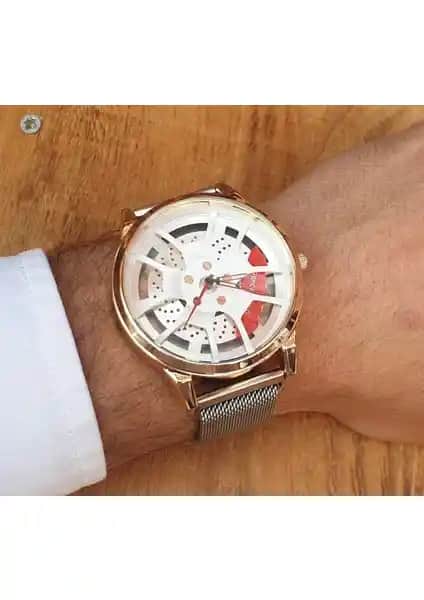 G Sport Polo Jant Erkek Hasır Kordon Renkli Kadranlı Spor ve Klasik Tasarım Saat