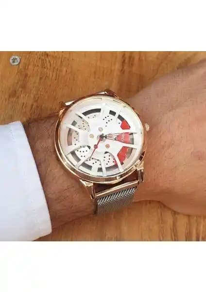 G Sport Polo Jant Erkek Hasır Kordon Renkli Kadranlı Spor ve Klasik Tasarım Saat