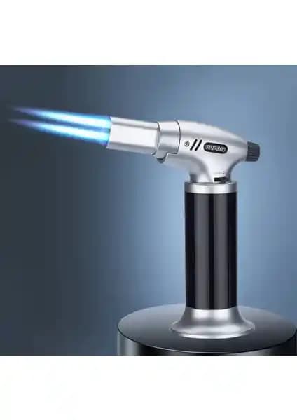 Gold Eagle Çift Torch Doldurulabilir Jet Alev Pürmüz Çakmak Profesyonel ve Hobi Uygulamaları İçin