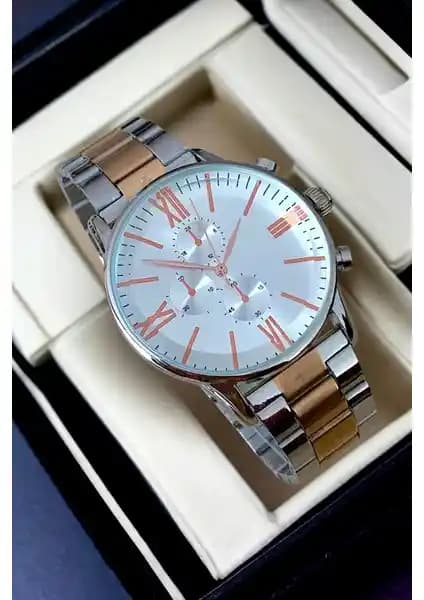 Güncel Vitrin Premium Infinity IPC Kaplama Erkek Kol Saati – Şık ve Dayanıklı Tasarım