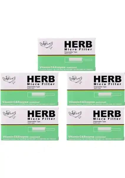 Herb Micro Filter Ağızlık Yedek 10'lu Set: Uzun Süreli ve Hijyenik Sigara Filtreleri