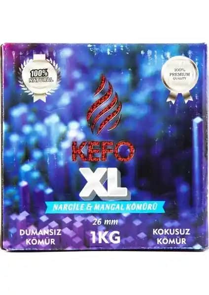 Kefo XL Hindistan Cevizi Kömürü: Doğal ve Güvenilir Nargile Deneyimi Sağlayan Ürün