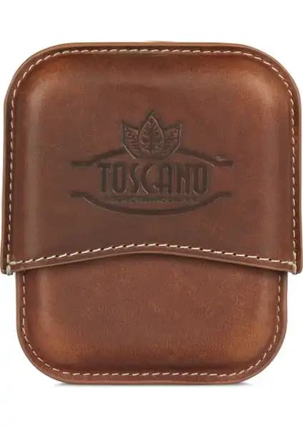 Londo Hakiki Deri Hava ve Aroma Sızdırmaz Puro Kılıfı Şık ve Dayanıklı Sigara Aksesuarı