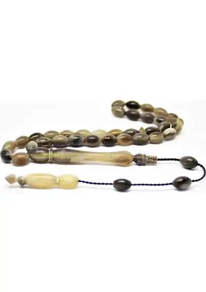 Nurberk Arpa Kesim Buffalo Boynuzu Tesbih Doğal Malzeme ve Özgün Tasarım Özellikleri