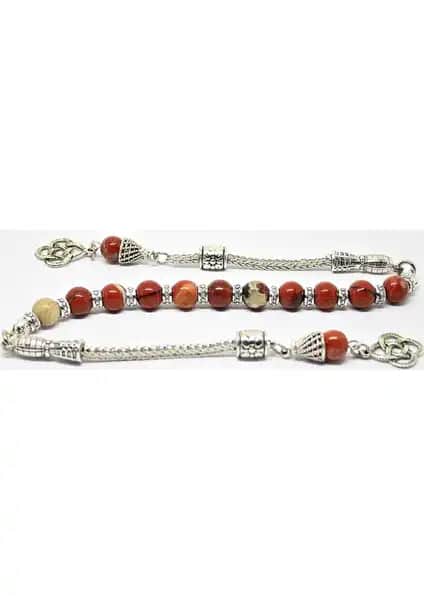 Nurberk Kamçılı Zaza Tesbih Doğal Taşların Zarif Buluşması ve El Yapımı Tasarımı