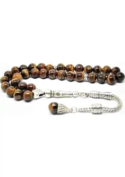 Nurberk Kaplan Gözü Tesbih: Doğal Taş ve Özgün Tasarımın Zarif Buluşması