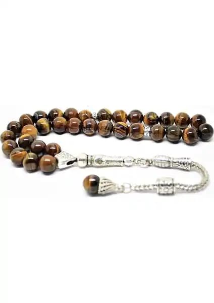 Nurberk Kaplan Gözü Tesbih: Doğal Taş ve Özgün Tasarımın Zarif Buluşması