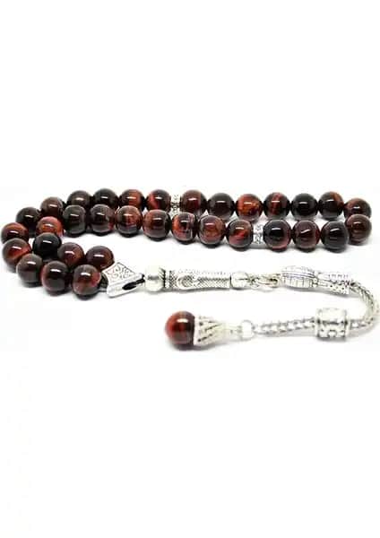 Nurberk Kaplan Gözü Tesbih Doğal Taşlarla Özel Tasarım ve Çok Amaçlı Kullanım