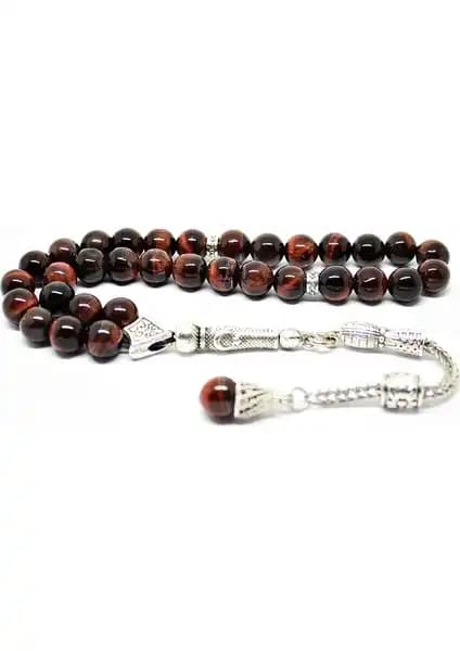 Nurberk Kaplan Gözü Tesbih Doğal Taşlarla Özel Tasarım ve Çok Amaçlı Kullanım