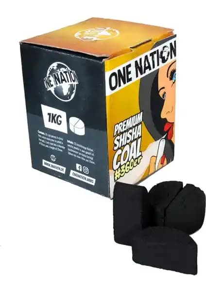 One Nation Lotus Silindir 360 Nargile Kömürü: Uzun Süreli ve Verimli İçim İçin Ideal Seçenek
