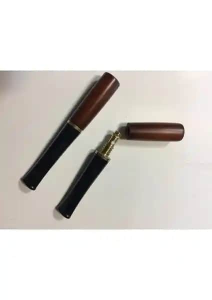 Pipsan Kalıcı Filtreli Gül Ağacı Ağızlık İnce Sigara İçin Kullanışlı ve Estetik Aksesuar