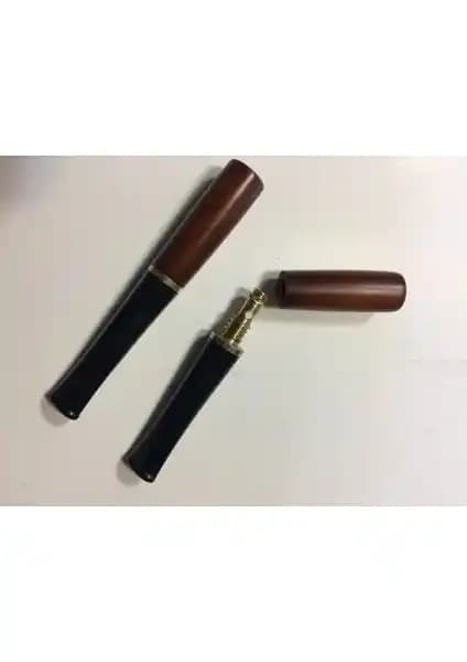 Pipsan Kalıcı Filtreli Gül Ağacı Ağızlık İnce Sigara İçin Kullanışlı ve Estetik Aksesuar