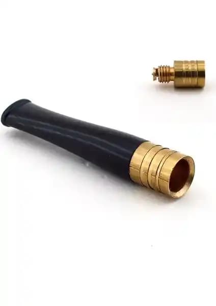 Pipsan Metal Filtreli Siyah Sigara Ağızlığı SA207: Dayanıklı ve Hijyenik Kullanım İçin