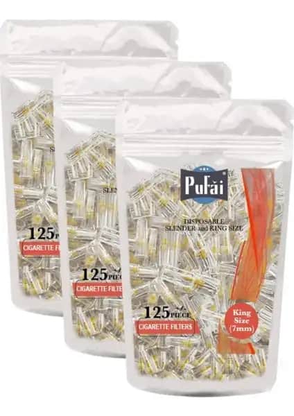 Pufai Slender Sigara Filtresi Sağlıklı ve Uyumluluk Sağlayan Tek Kullanımlık Filtreler