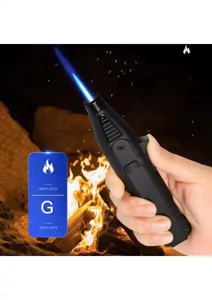 Sedef Silver Profesyonel El Tipi Jet Gazlı Çakmak: Çok Yönlü ve Güvenli Kullanım İmkanı