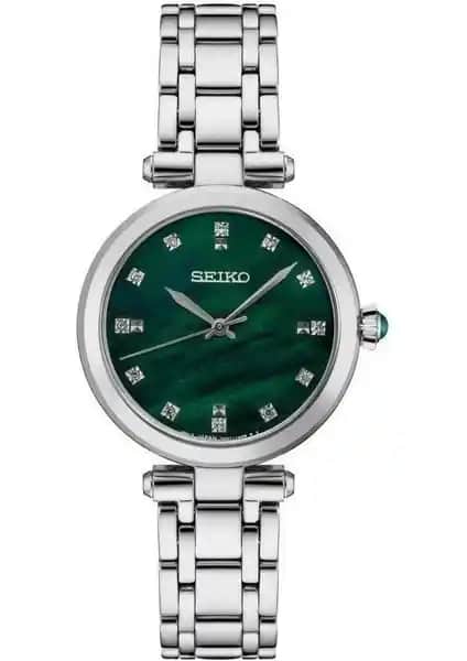 Seiko SRZ535P1 Kadın Pırlanta Kol Saati Zarif Tasarım ve Dayanıklılık Sunar