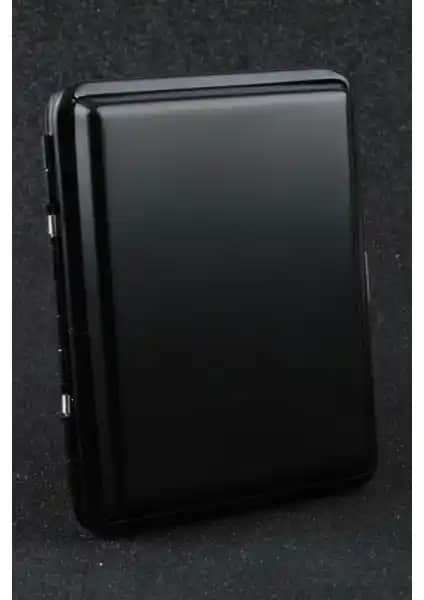 Silvio Monetti Siyah Mat Metal Sigara Tabakası Modern ve Fonksiyonel Tasarım Özellikleri