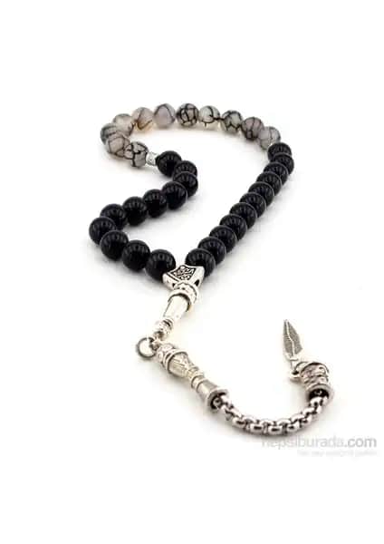 Solfera Karınca Akik ve Oniks Doğal Taş Tesbih TS552 İncelemesi ve Özellikleri